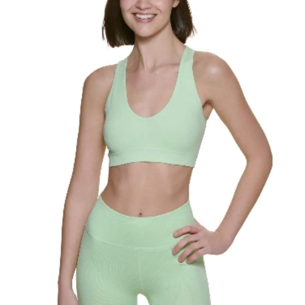 Calvin Klein Women's Ribbed Sports Bra, athletic bra